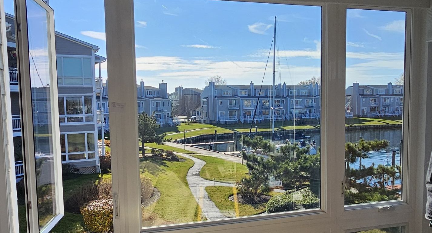 Gorgeous view of maryland town with window